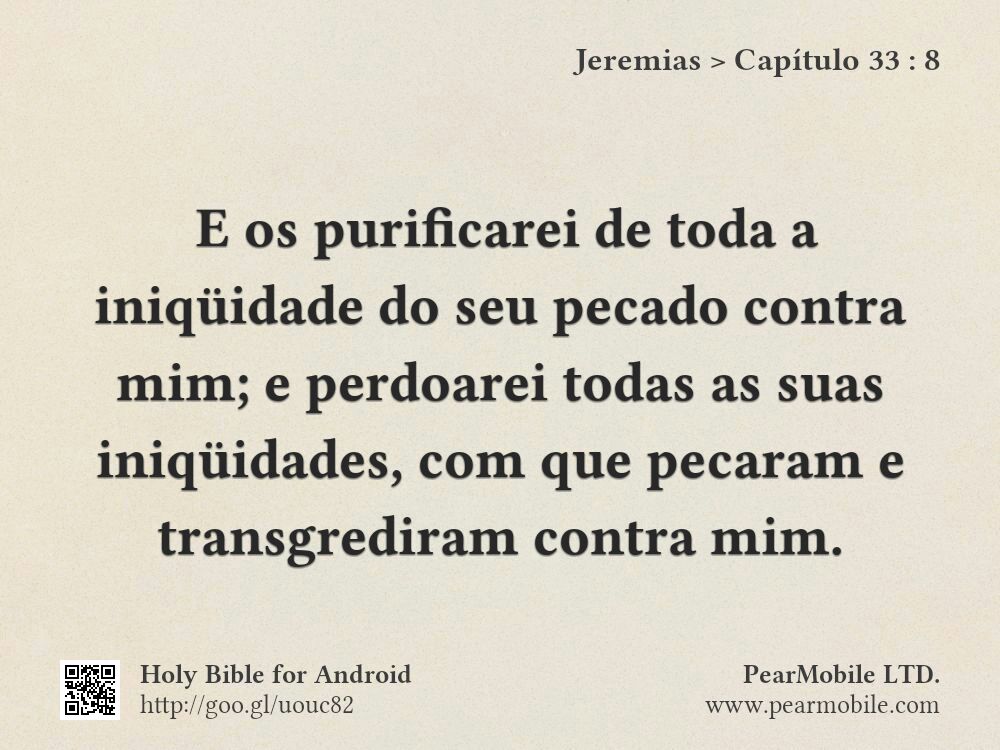 Jeremias, Capítulo 33:8